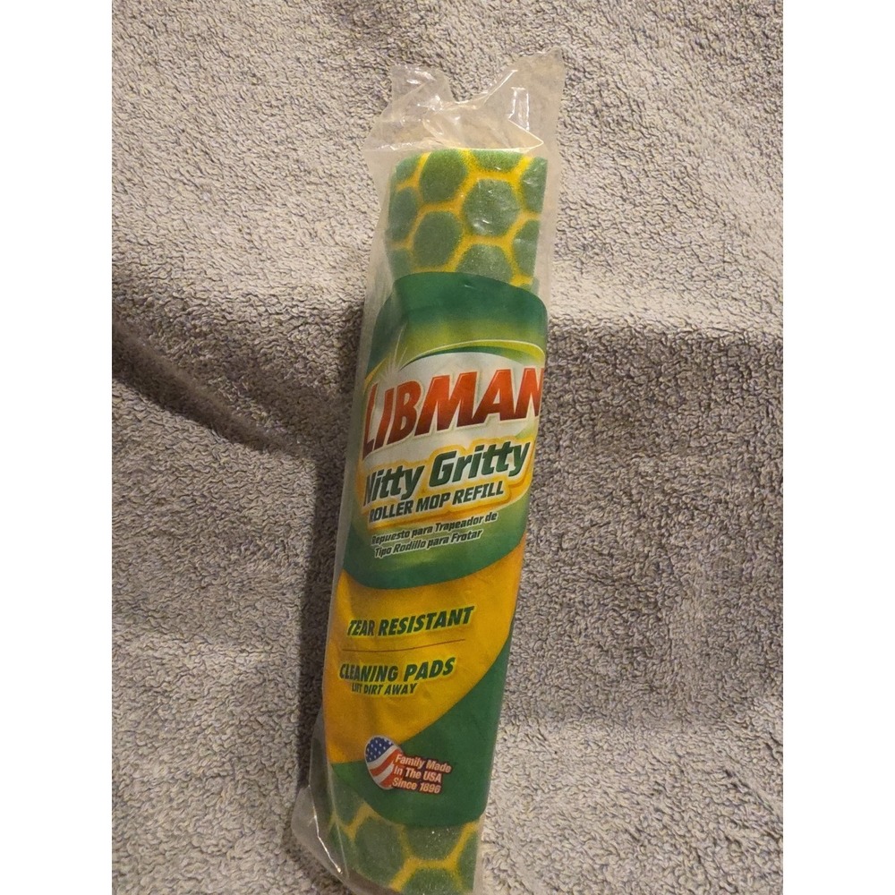 Libman 2011‎ Nitty Gritty Roller Mop Refill Tear Resistant